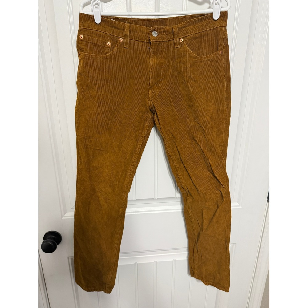 Levi's Pants Mens 32x30 511 Slim Fit Corduroy Brown Trousers EUC